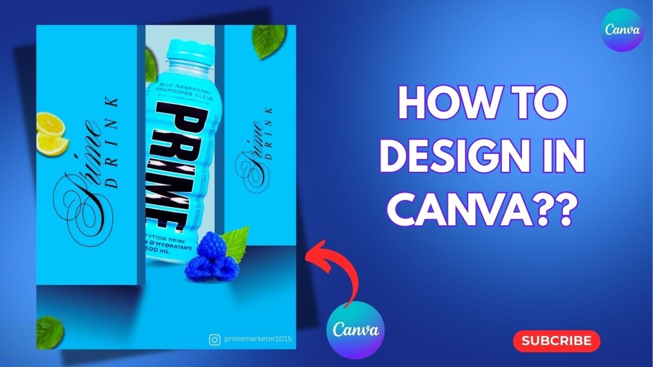 How to Design Product Poster in Canva ? | Step by Step Tutorial | @DSgraphix21