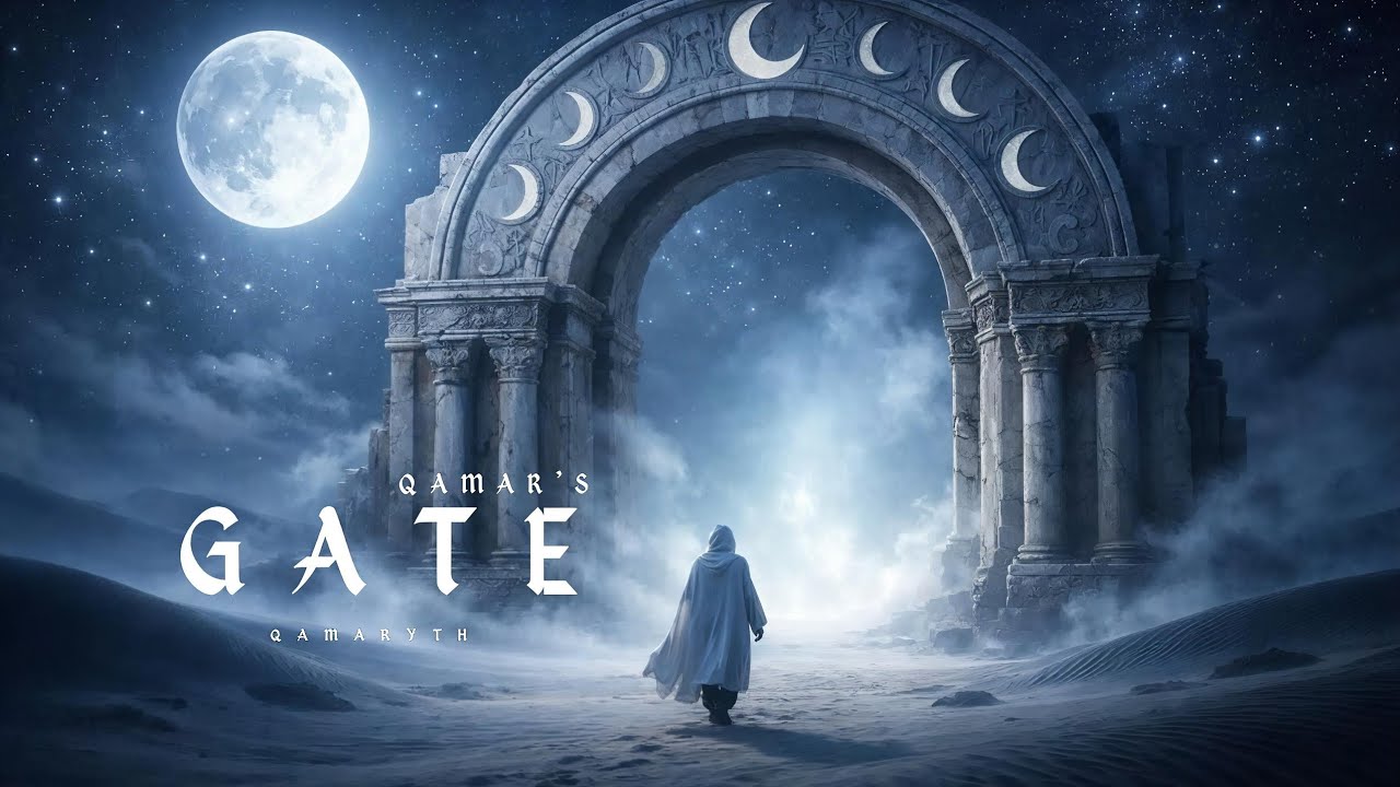 Over Qamar’s Gate – Celestial Desert Fantasy Ambience | Qamaryth 