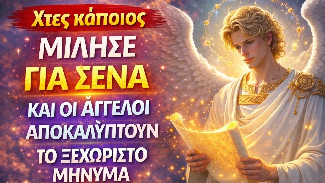 Χτες κάποιος μίλησε για σένα και οι Άγγελοι αποκαλύπτουν το ξεχωριστό μήνυμα