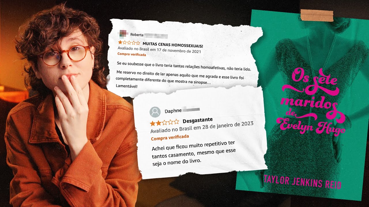 Lendo as PIORES avaliações de Os Sete Maridos de Evelyn Hugo | Louie Ponto