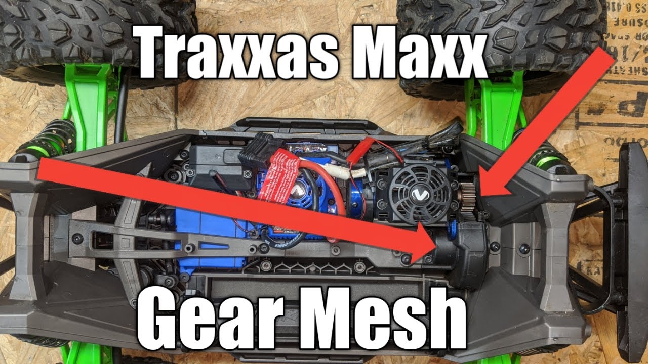 Traxxas Maxx Pinion Gear Replaced/Gear Mess
