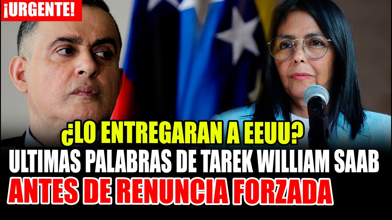 TAREK WILLIAM SAAB ULTIMAS PALABRAS ANTES DE RENUNCIA FORZADA