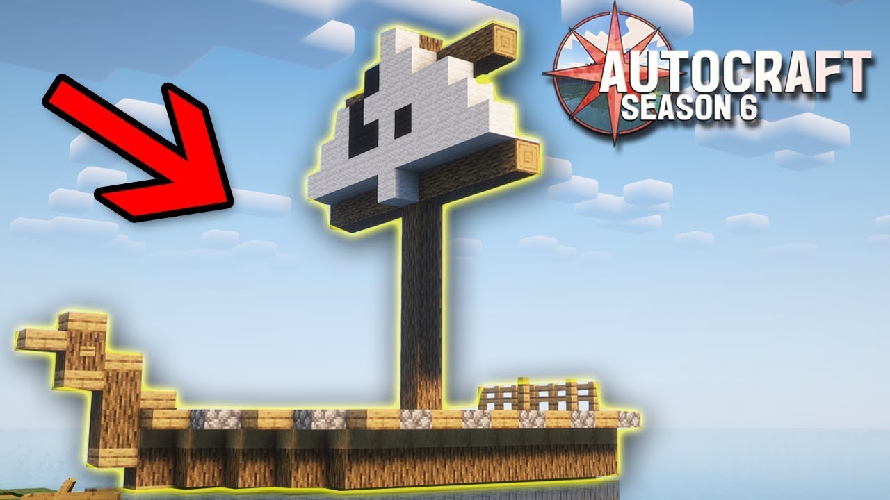 I'm terrible at building ships so I built one   | Autocraft SMP S6  | E2
