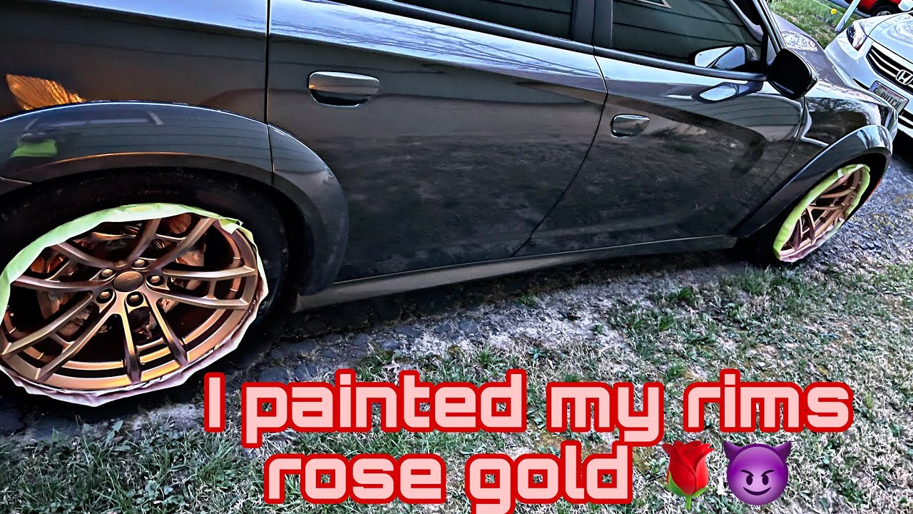 Rose gold rims 🌹