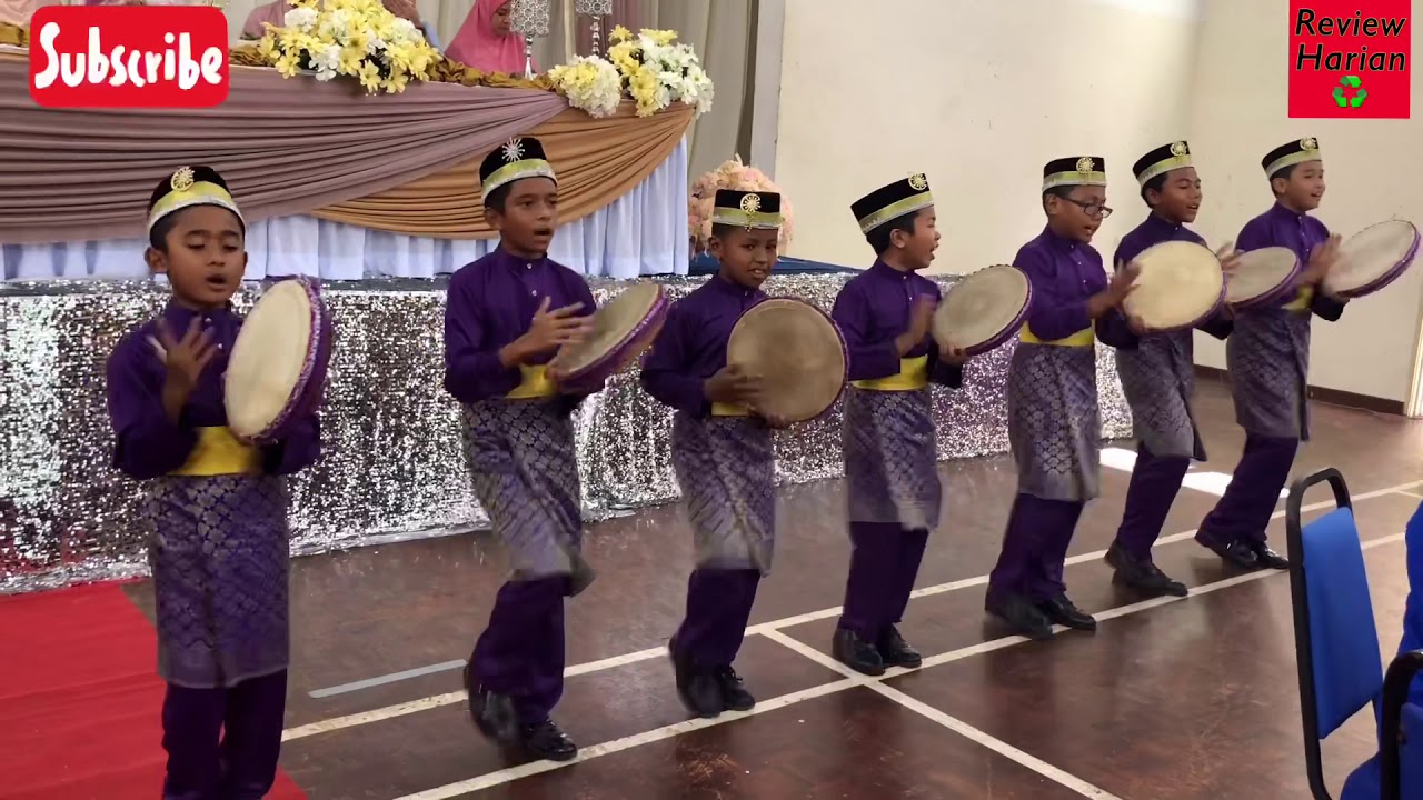 Persembahan Kompang Selawat SK Tikam Batu, Tudiaaa Siap Menari!