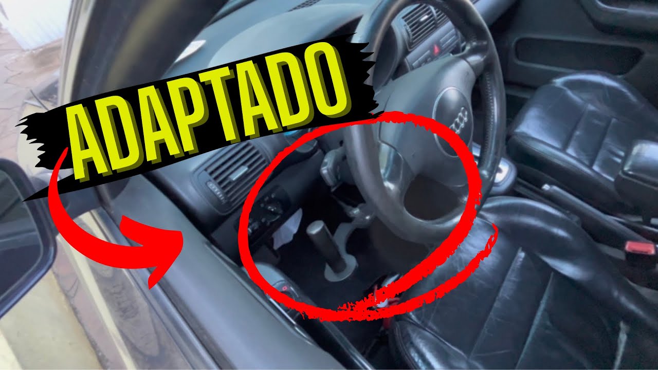 AUDI A3 8L COM ADAPTAÇÃO PRA DEFICIENTE FÍSICO! VEJA COMO É FEITA!