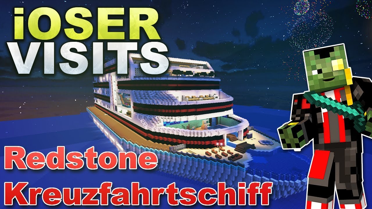 iOser Visits: Redstone Kreuzfahrtschiff mit TheJoCraft - Teil 2