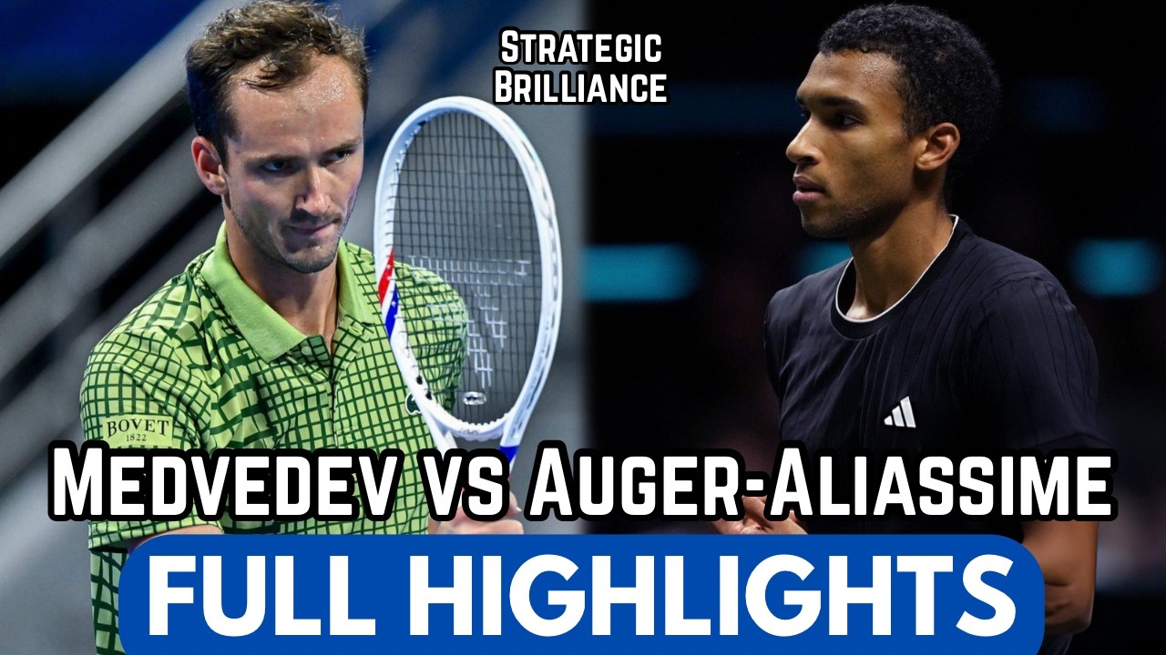 Daniil Medvedev Strategic Brilliance vs Auger-Aliassime Full Highlights Before Dubai 2026