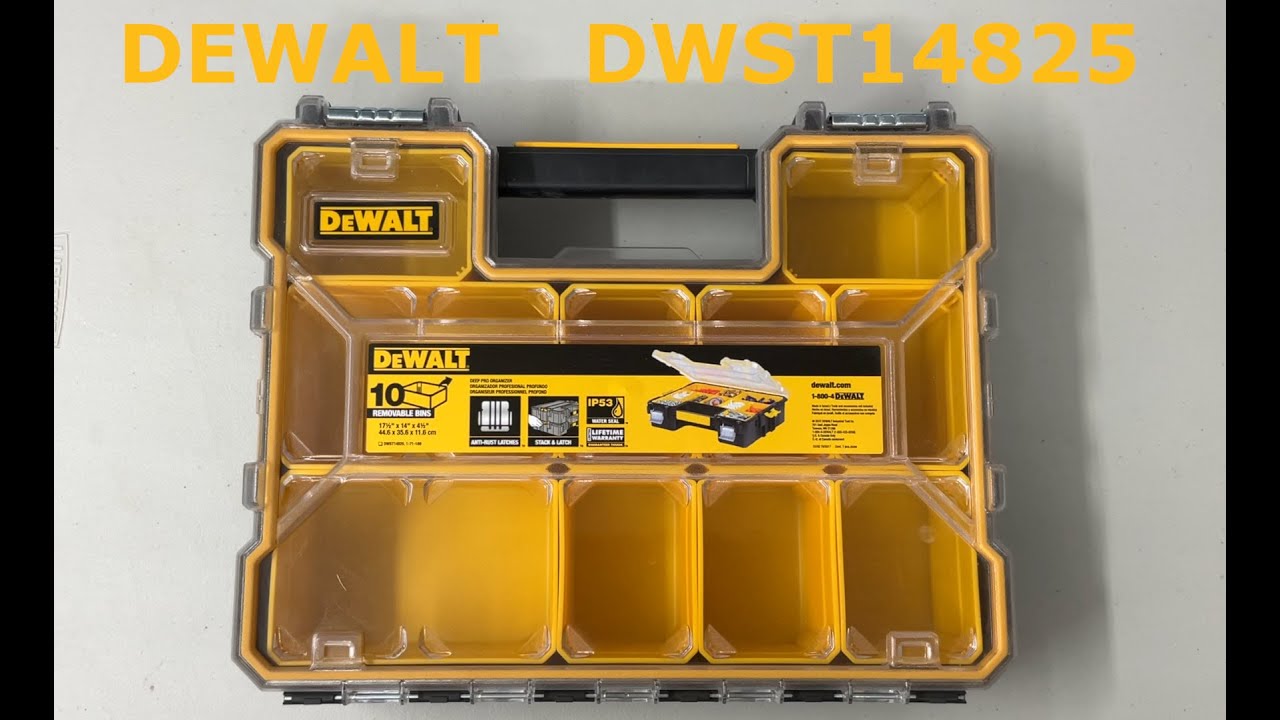 Dewalt DWST14825 and DWST14925 Storage Containers Review