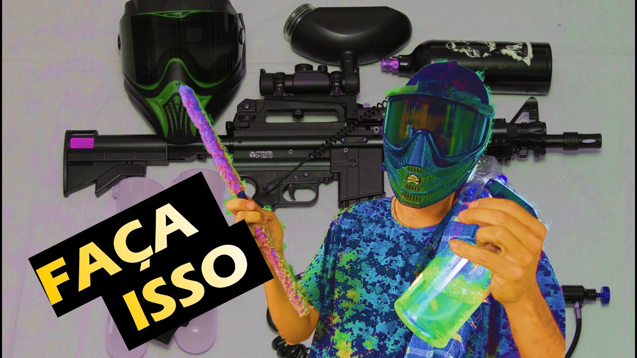 Como CONSERVAR  seu EQUIPAMENTO  de PAINTBALL