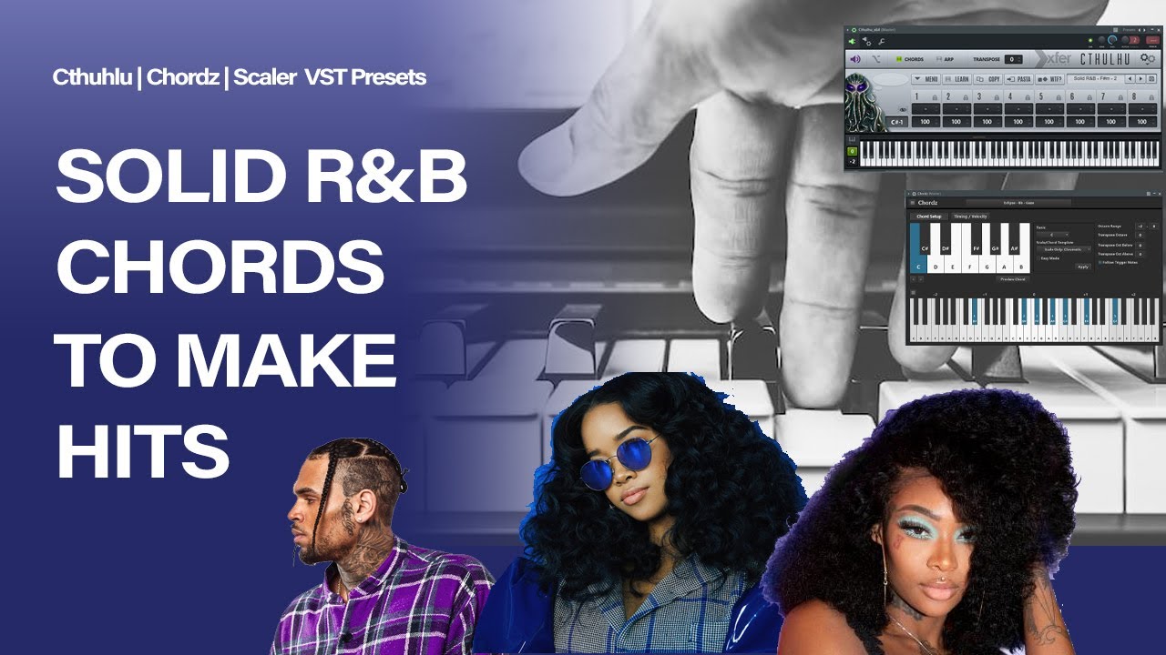 Solid R&B Chord Progressions: Presets for Cthulhu, Chordz, Scaler