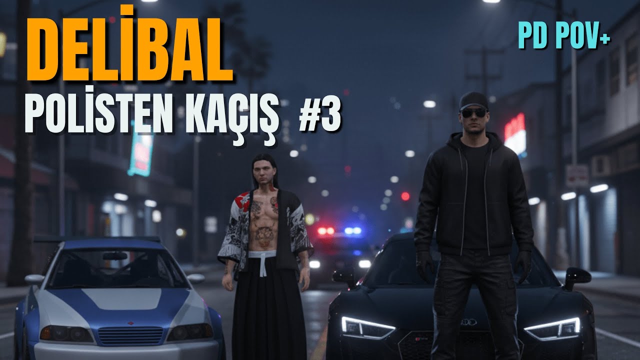 DELİBAL EKİBİ POLİSTEN KAÇIYOR!! #3 | REN KÖTÜ YAKALANIYOR!! | Delibal Kesitleri | EightbornV Next