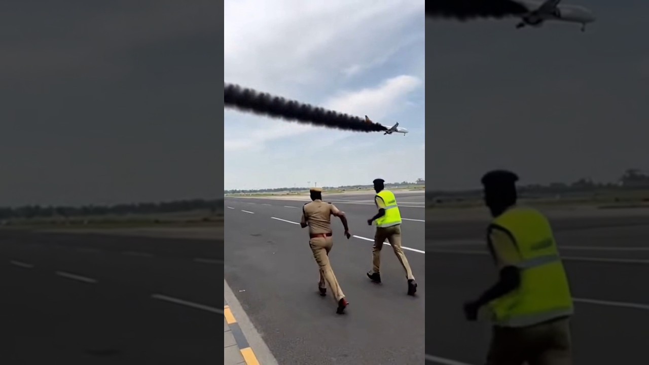 &ldquo;Passengers Look Up in Shock as Smoking Aircraft Passes Airport&rdquo;