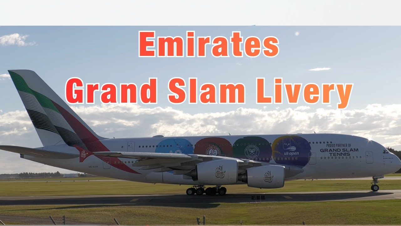 Anyone for tennis? Emirates Grand Slam Tennis Livery A380 as EK413 CHC to DXB vis SYD 19th Feb 26