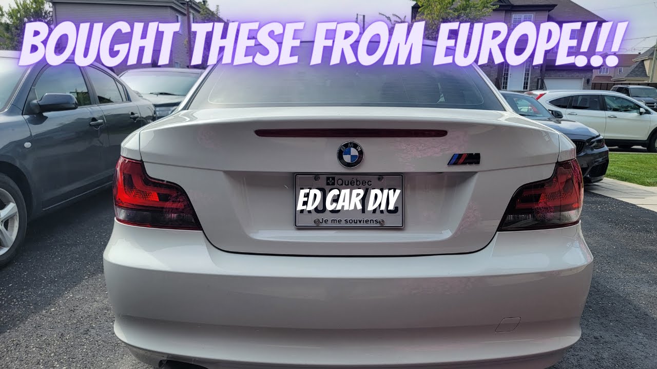 Transform Your BMW E82 with blackline tail lights: Step-by-Step install guide