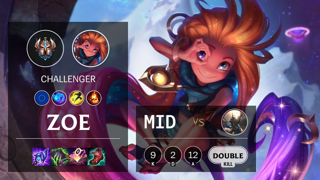 Zoe Mid vs Pantheon - EUW Challenger Patch 11.2