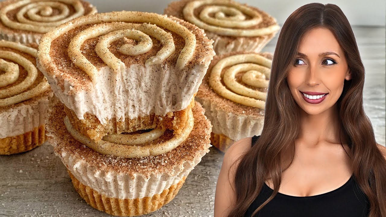 The Best Mini Cinnamon Roll Cheesecakes