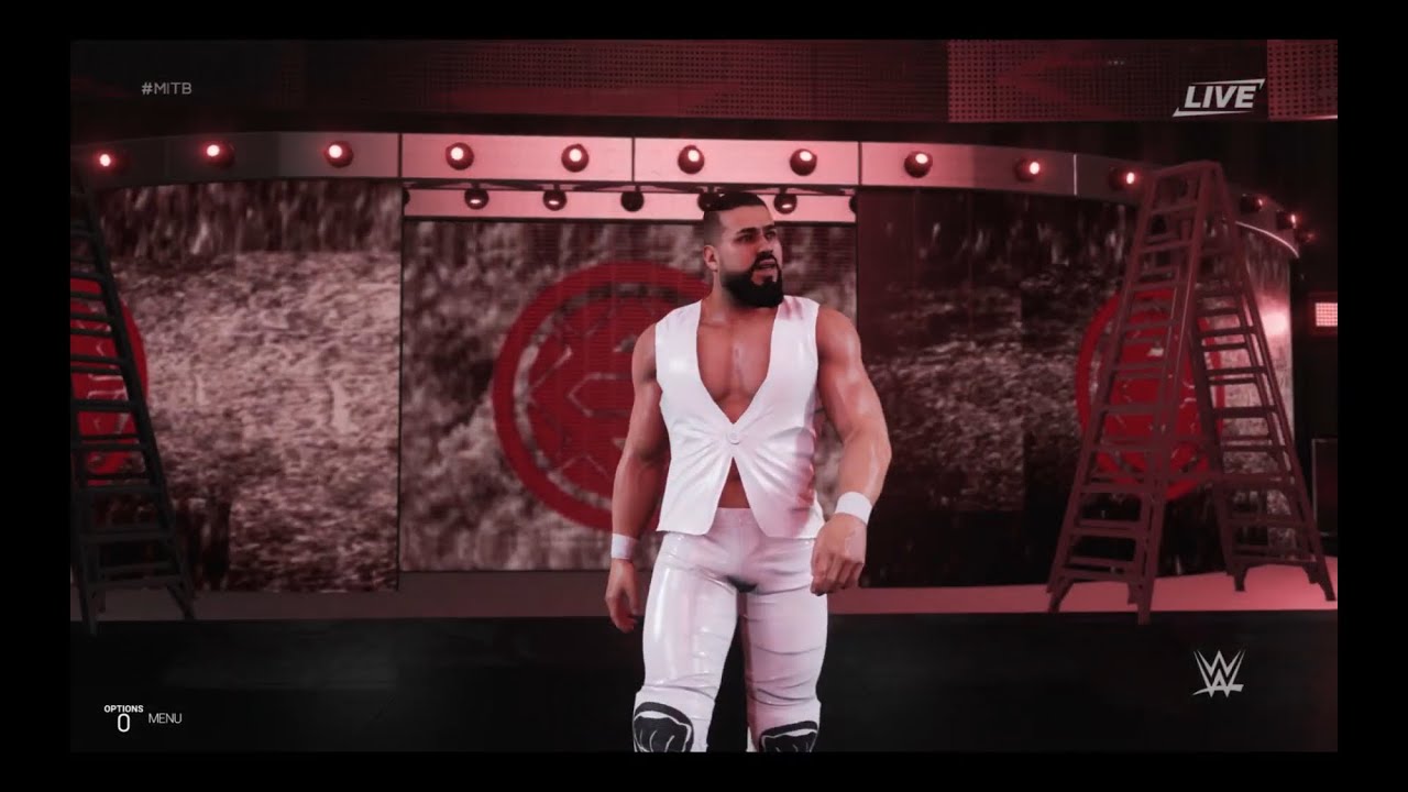 WWE 2K19 PS4 : Andrade Ciens Almas : Entrée.Enchainement De Coup.Coup Special.Finisher.OMG