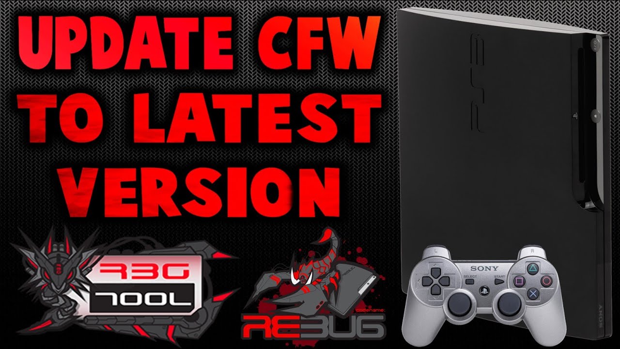 CFW PS3 UPDATE Rebug To 4.84.1 REX/D-REX & ToolBox!