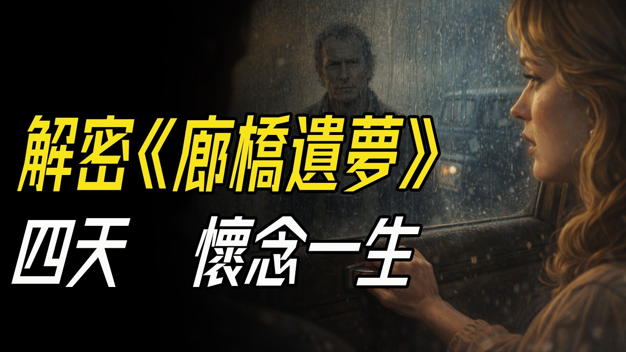 只有四天的愛情，為何讓人懷念一輩子？解密《廊橋遺夢》的永恆雨夜。