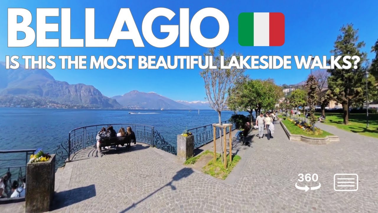 Is This the Most Beautiful Walk on Lake Como? Explore Bellagio in Stunning 360&deg;!