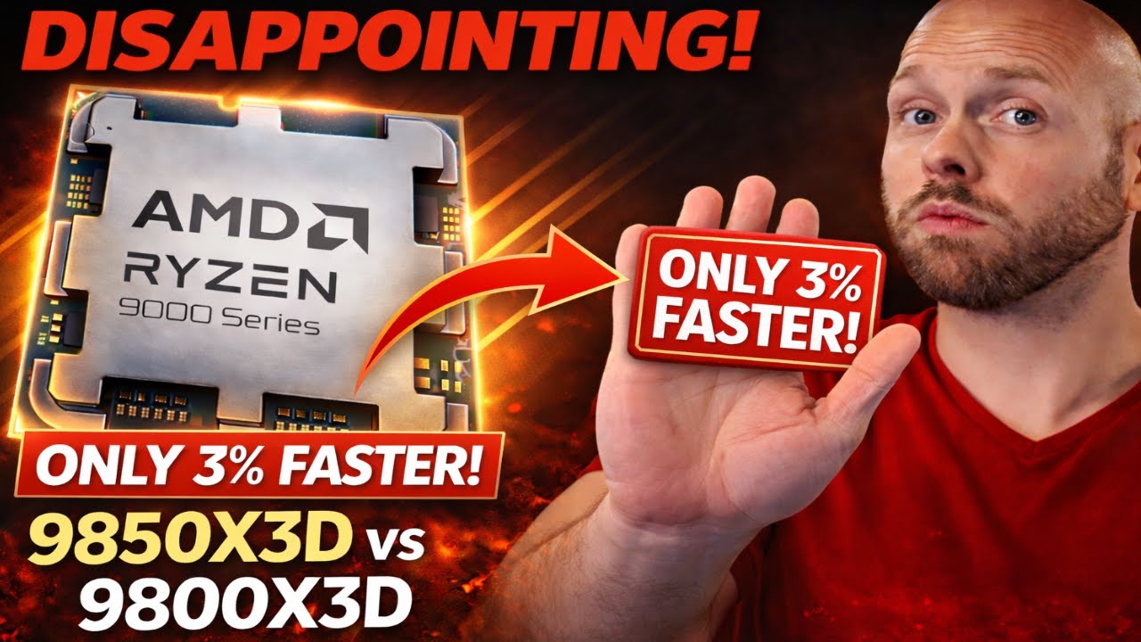 9850X3D — на 3% быстрее, чем 9800X3D! Ура!!!
