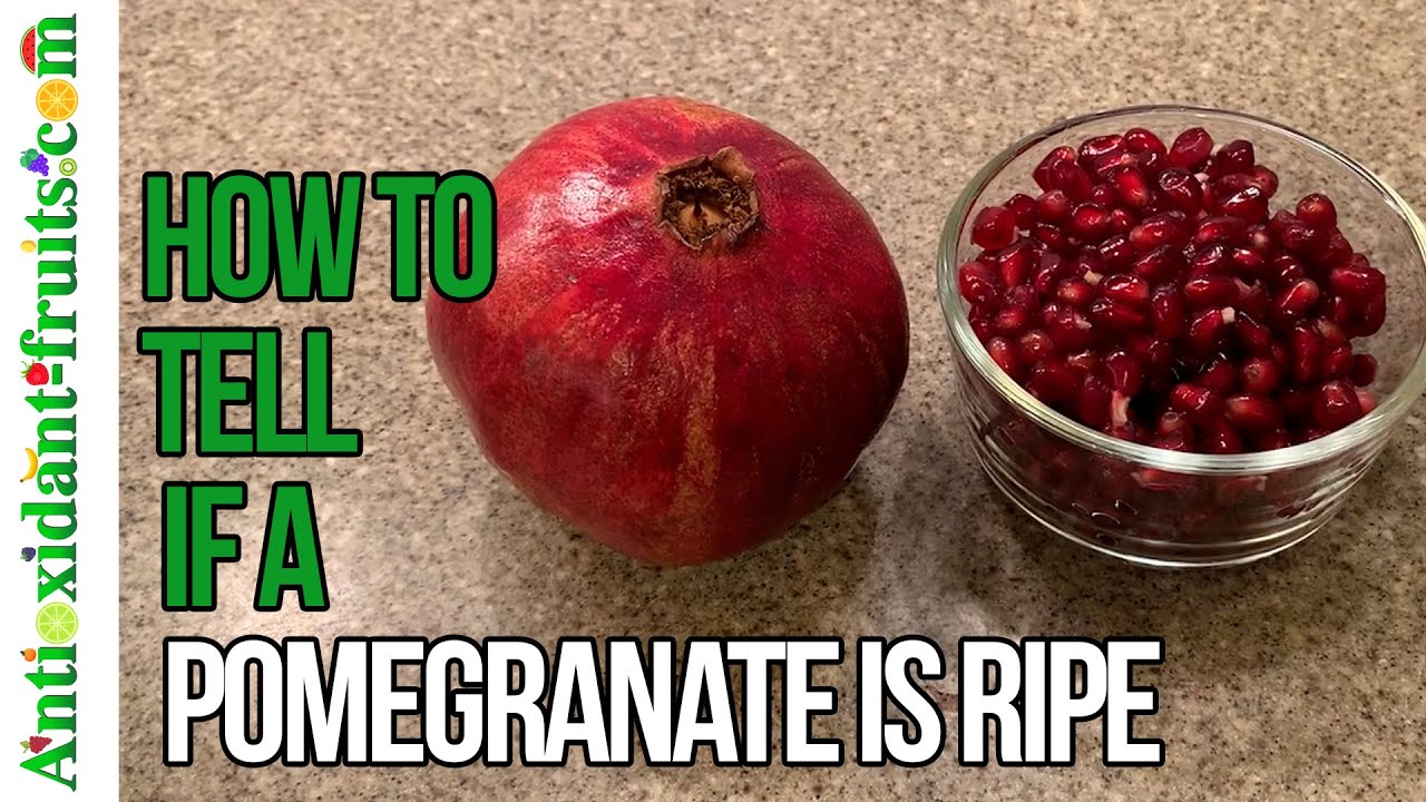 Unbelievable Trick for Telling When a Pomegranate is Ripe AND How to Cut it!