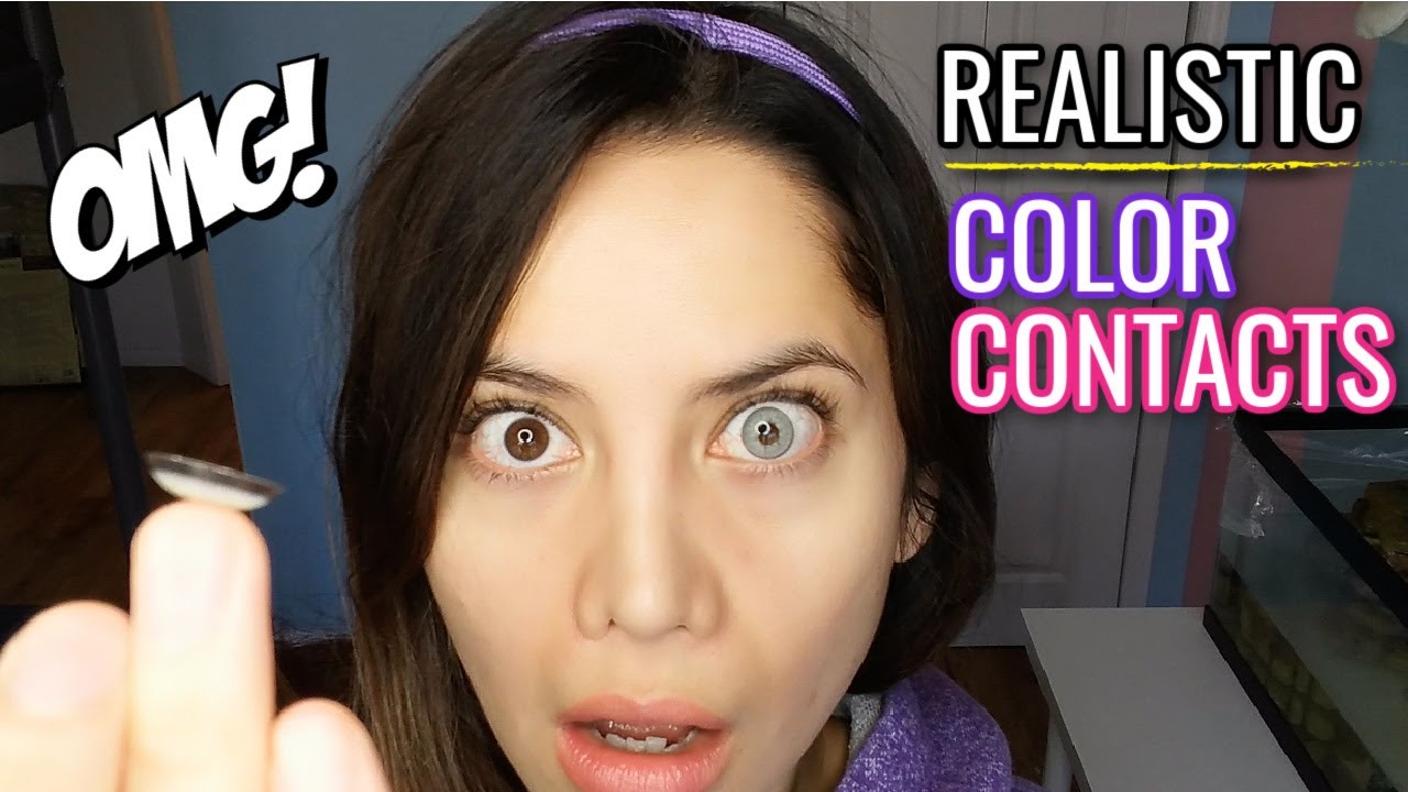 I Found The Most REALISTIC Colored Contacts For Dark Eyes *NO BUG EYE EFFECT*