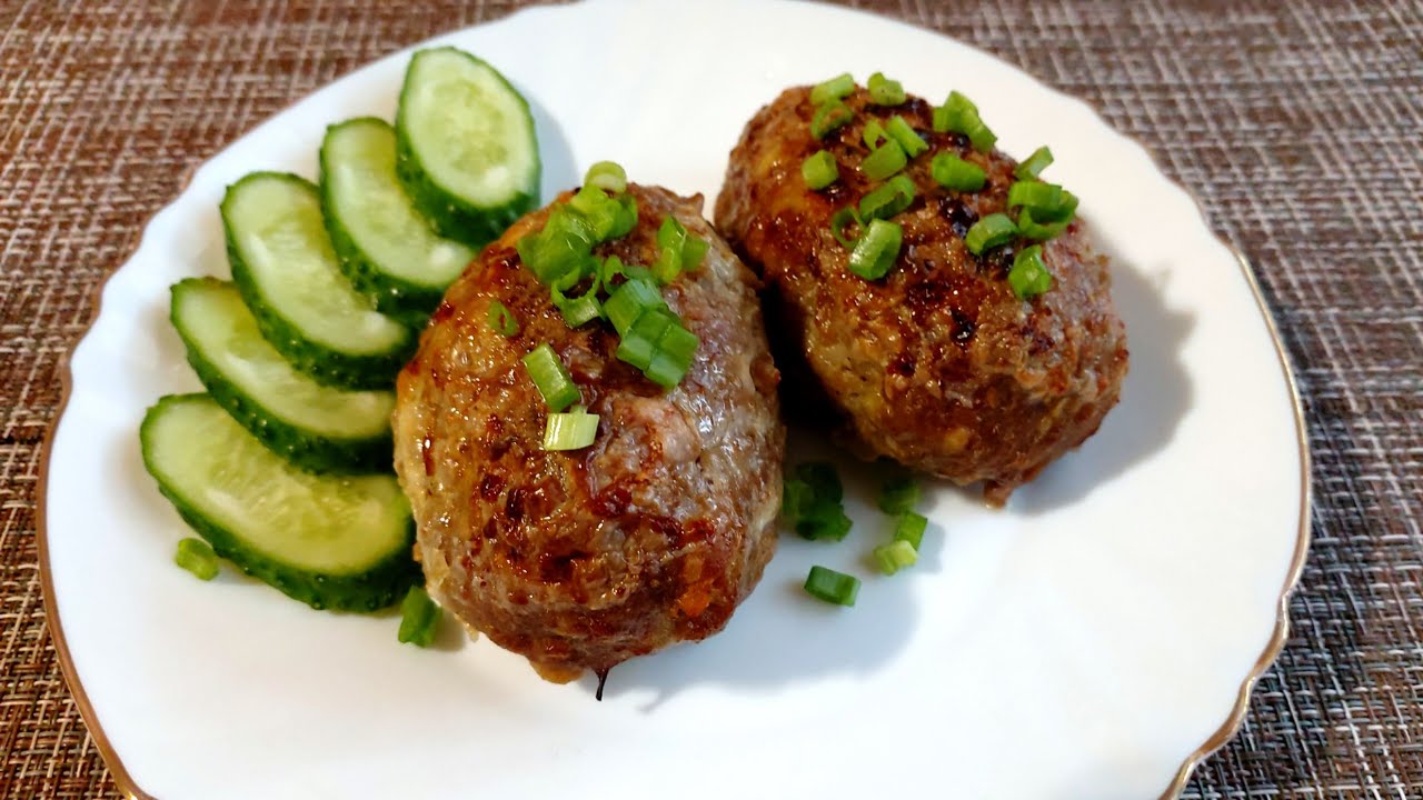 Нежнейшие Мясные Зразы с яйцом и луком.