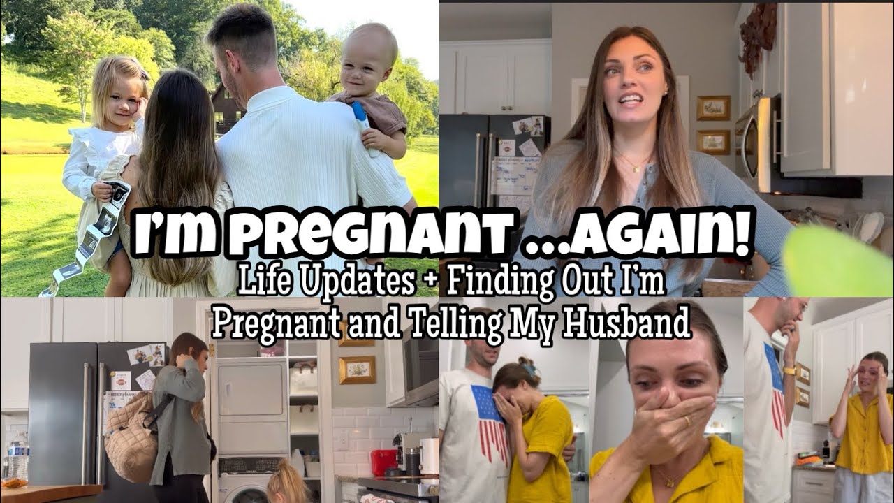 Finding Out I’m Pregnant + Telling My Husband + Long Overdue Vlog