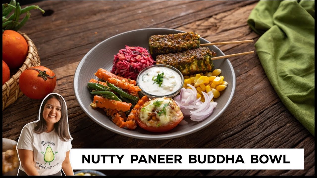 Nutty Buddha Bowl | हेल्थी बुद्ध बाउल विथ अखरोट | healthy meal bowl recipe by Jalpa Gada