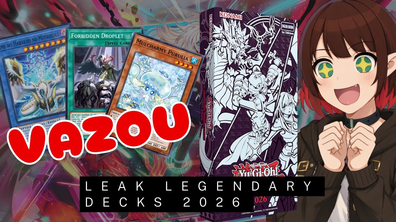 VAZOU ?! MELHOR PRODUTO ? |LEEK LEGENDARY DECKS 2026 🔥 Os Baralhos Mais Insanos do Ano! | YU-GI-OH!