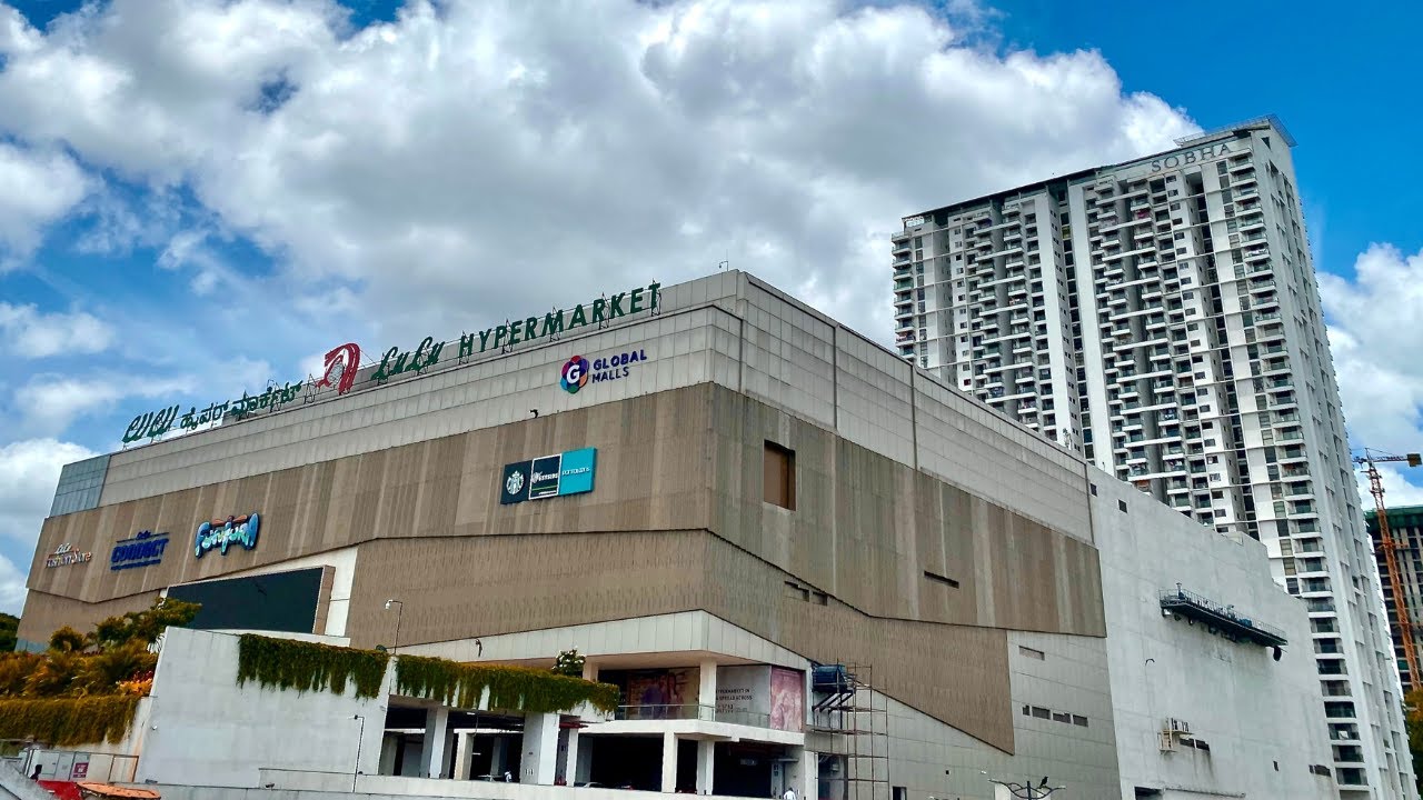 Lulu Mall Bangalore | Bangalore Largest HyperMarket | Funtura - Mini Wonderla | Global Mall | 4K