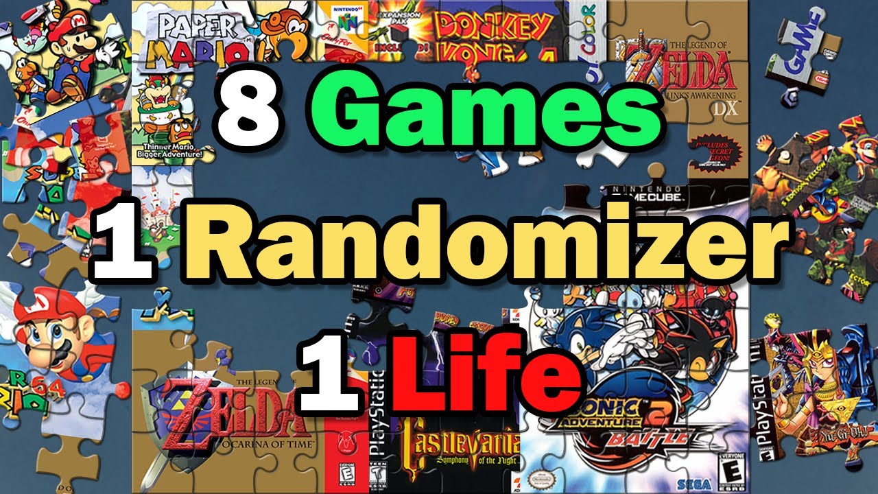 Я создал многоигровой рандомайзер из 8 игр с ОДНОЙ ЖИЗНЬЮ.