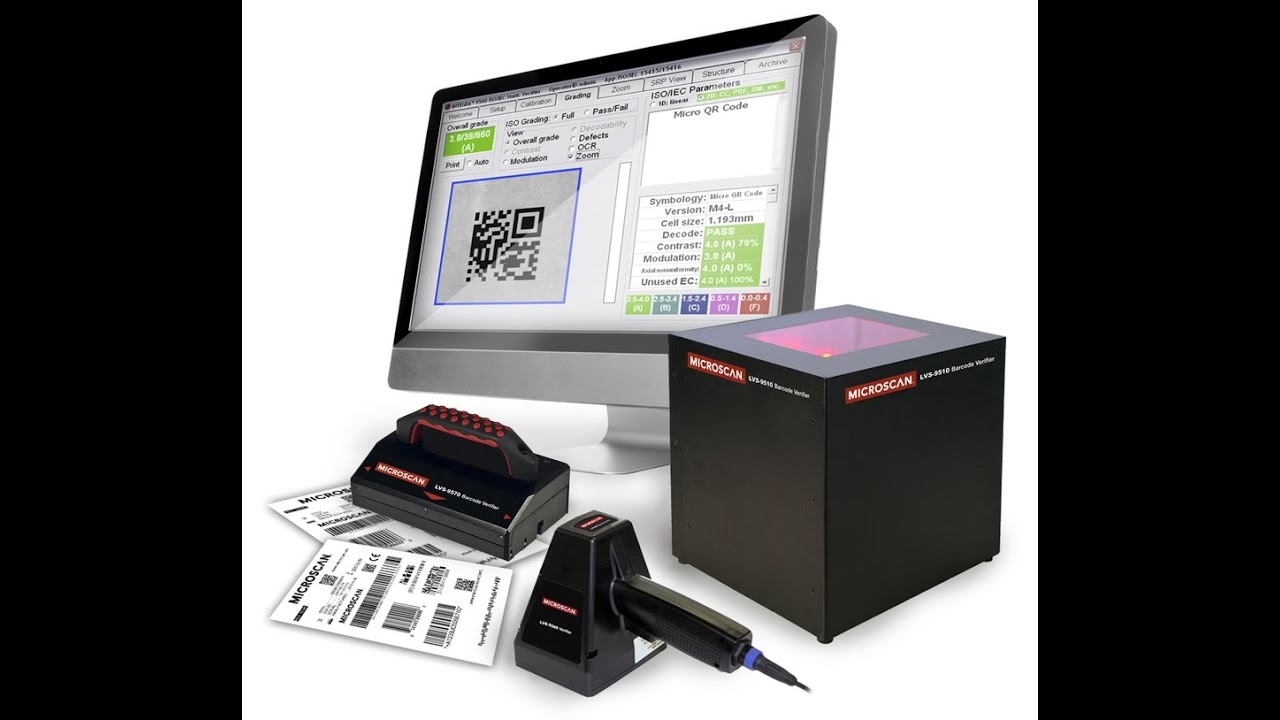 Верификатор Omron MicroScan LVS-9510. Верификация штрих кодов. Часть 1.