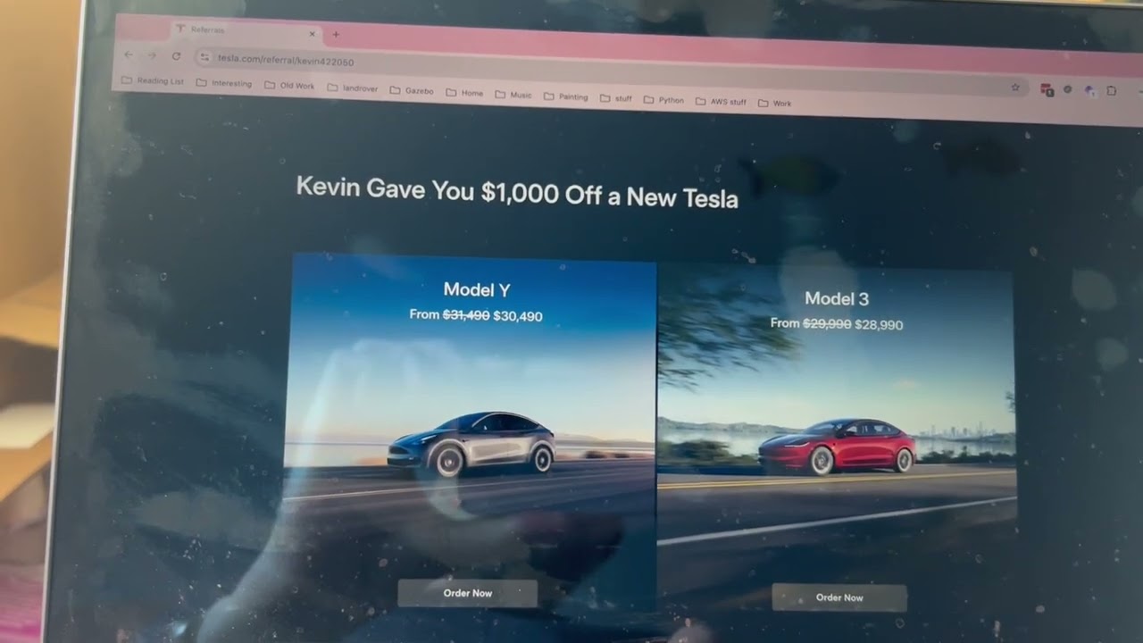 Tesla Referral Code / Tesla Referral Program 1k off works  UK/US/EU