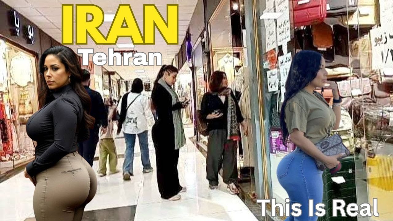 Tehran Walking Tour 🇮🇷 Gisha District | Real Life in Iran 2025 (No Commentary)