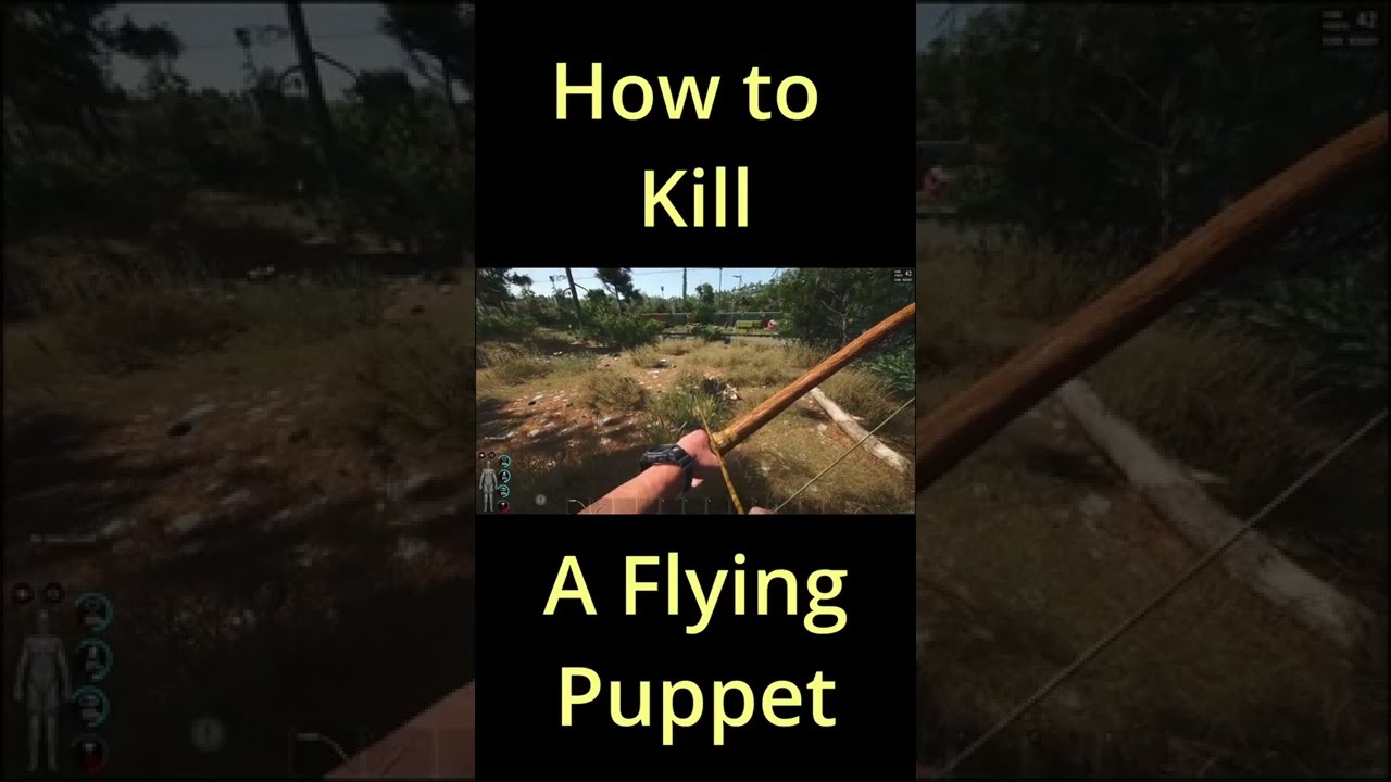 HOW TO KILL A FLYING PUPPET! | SCUM 0.7 #shorts#SCUM#survival
