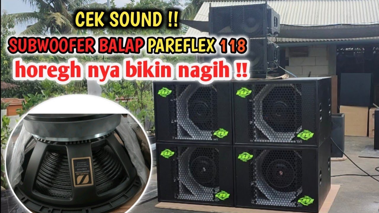CEK SOUND PAKET KELAS TERAS BALAP !!