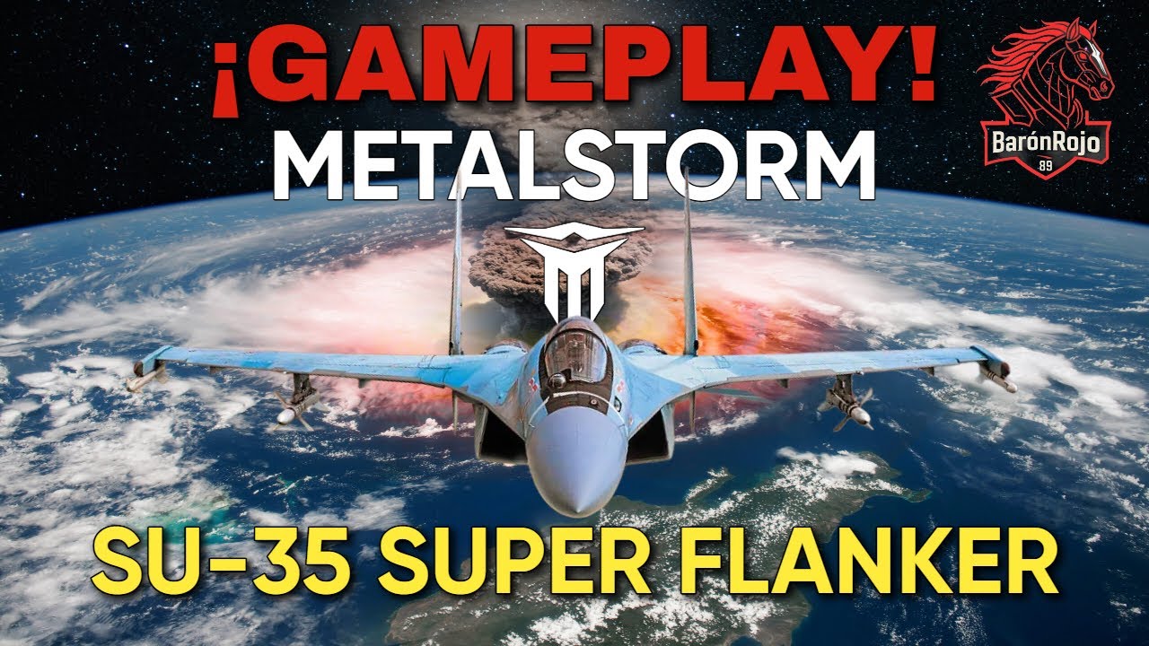 METALSTORM - 🔄 ¡FÍSICA ROTA! | El Su-35 SUPER FLANKER Desafía la Gravedad (Gameplay) 🤯