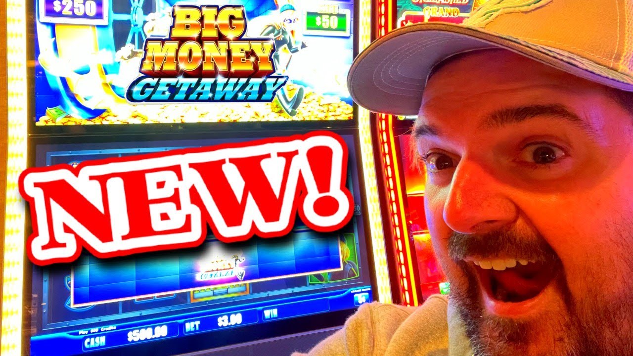 NEW SLOT MACHINE! Big Money Getaway Lock It Link Slot Machine!