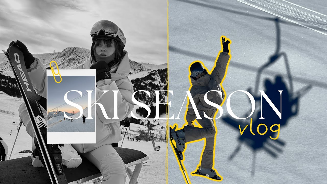SKI VLOG / we are going to Andorra: traveling with friends and family, ski season