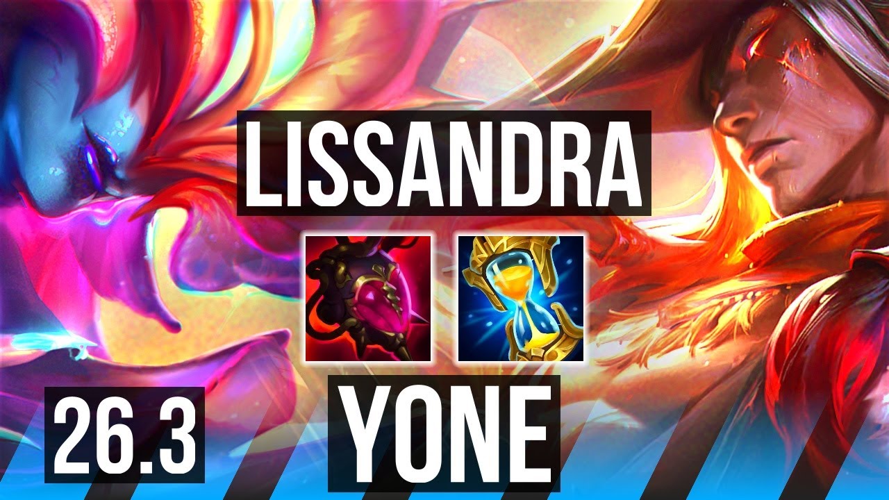 LISSANDRA vs YONE (MID) | KR Master | 26.3