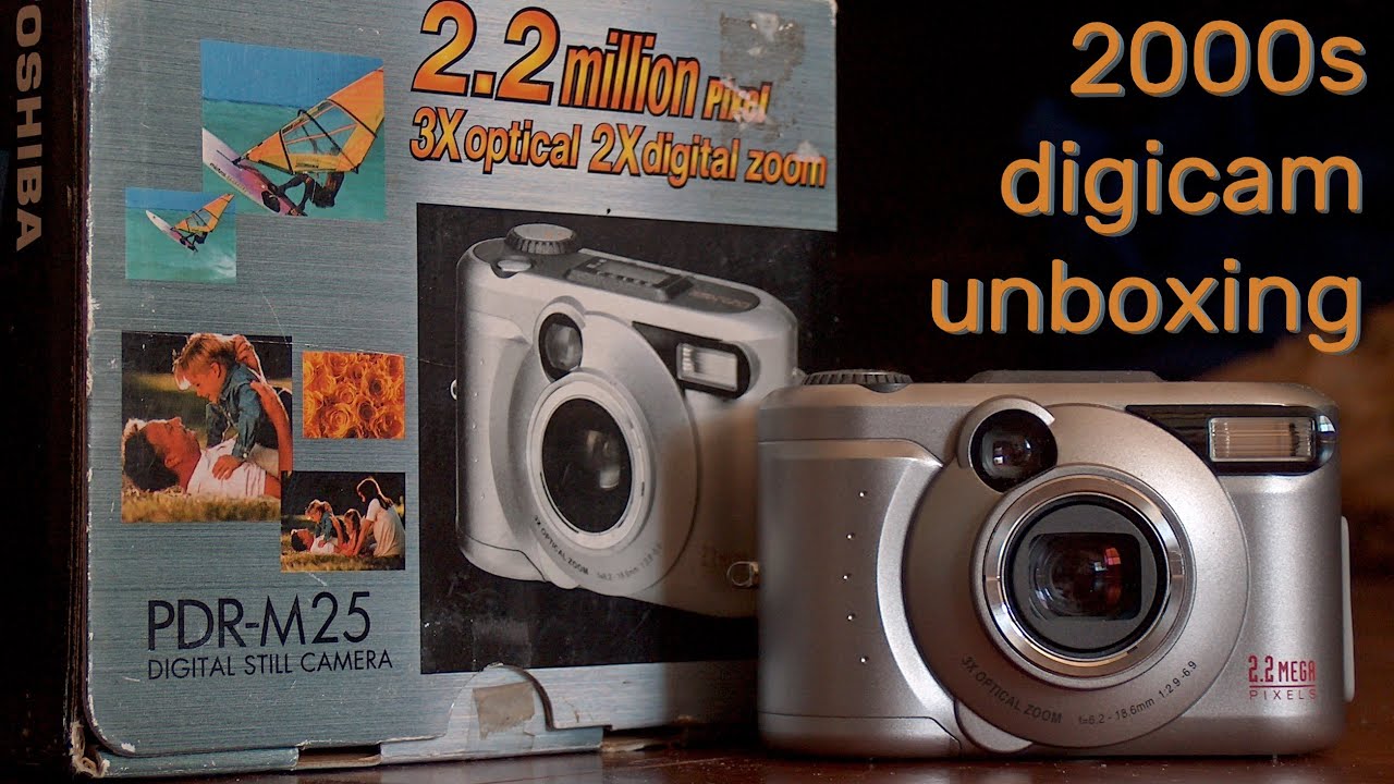 A brand new 2000s digicam - Toshiba PDR-M25 unboxing, tests