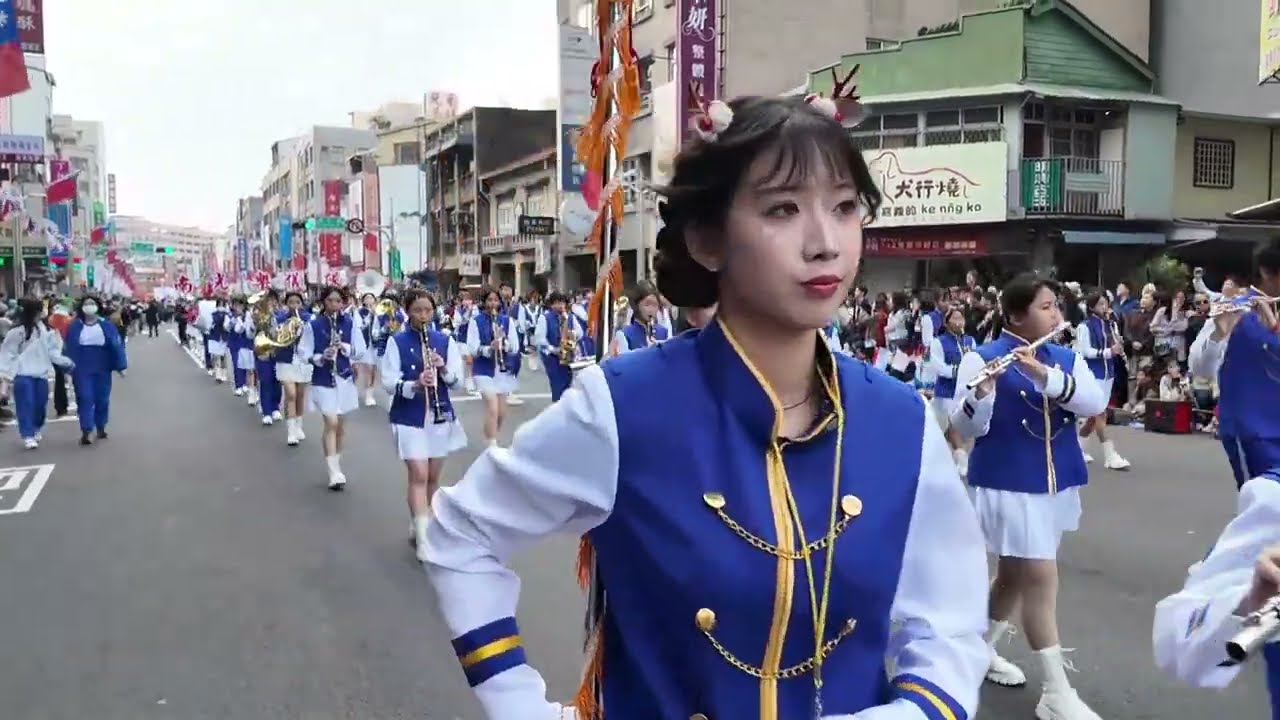 台南南光中學樂儀隊-2024嘉義市國際管樂節-管樂踩街嘉年華