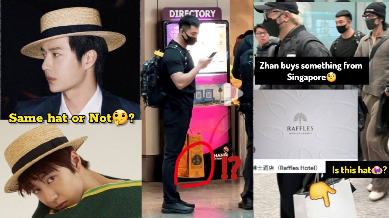 YiZhan- Mysterious Hat🙈 Another Big clue💚❤️ Did gg🐇 buy coffee from Singapore and drink it together?
