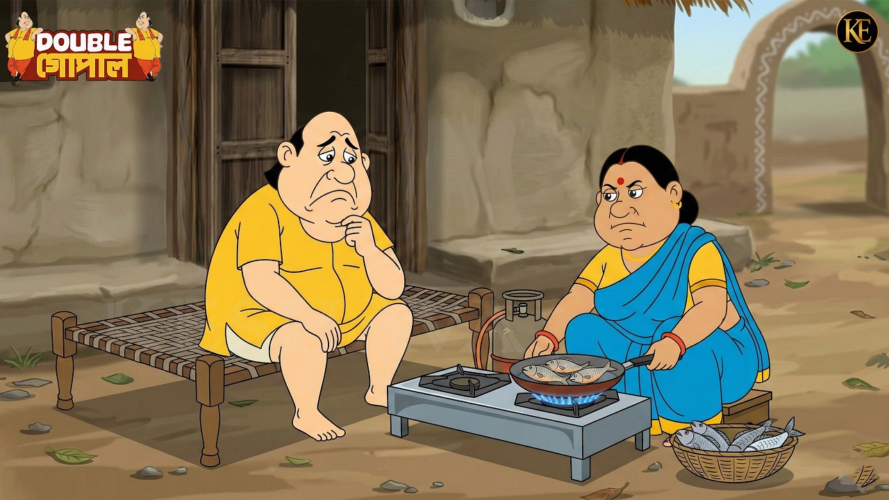 ক্ষুধার্ত গোপাল ভাড়ের রাগ - মাছ এখনও রান্না হয়নি! || Gopal Bhar || Best Of Gopal Bhar
