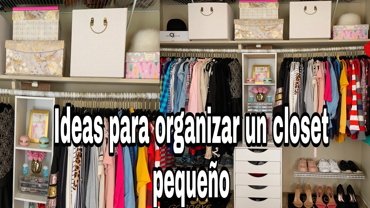 IDEAS PARA ORGANIZAR UN CLOSET PEQUEÑO + DIY / IDEAS ECONOMICAS PARA ORGANIZAR TU CLOSET