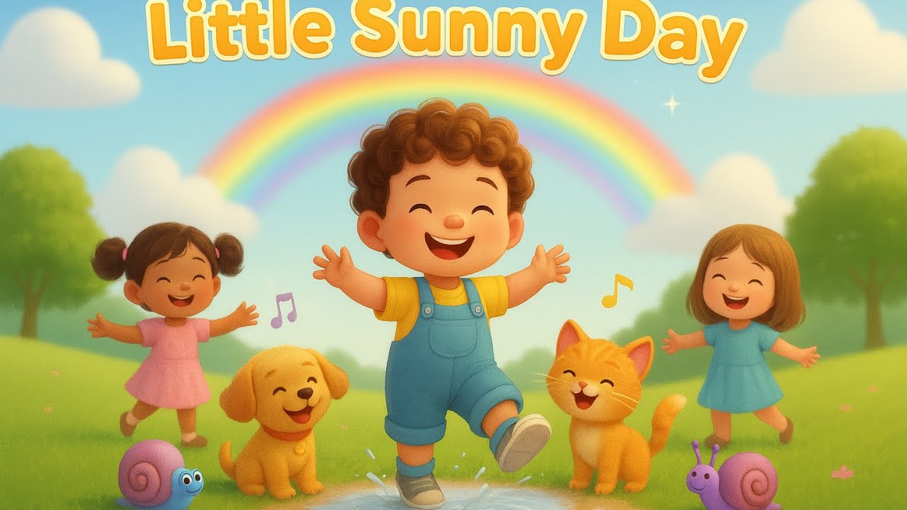 Little Sunny Day ☀️ | Happy Toddler Song & Dance | Fun 3D Animation for Kids