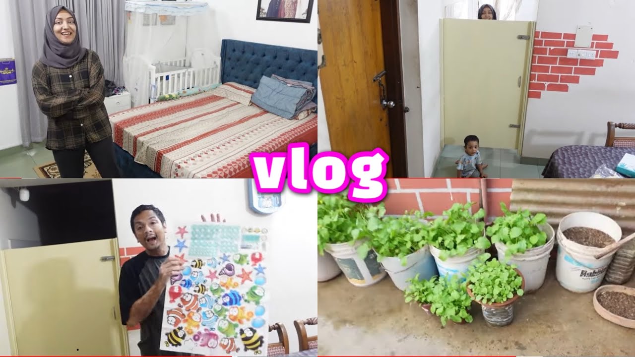 AKELE HOME DECOR KITCHEN DOOR + My Son has became camera shy | vlog